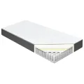cadre de lit Gris foncé Tissu 200x200 cm