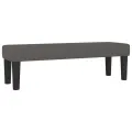 cadre de lit avec matelas Gris 140x190 cm Similicuir
