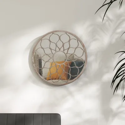 Miroir Sable 40x3 cm Fer pour utilisation à l'intérieur