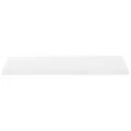 Étagère murale flottante 4 pcs Blanc brillant 80x23,5x3,8cm MDF