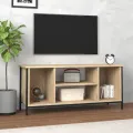 Meuble TV chêne sonoma 102x35x45 cm bois d'ingénierie