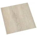 Dalles de plancher autoadhésives 55 pcs PVC 5,11 m² beige