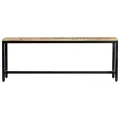 Banc à dîner 120 cm Bois de manguier massif brut
