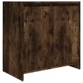 Armoire de bain Chêne fumé 60x33x61 cm Bois d'ingénierie