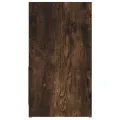 Armoire de bain Chêne fumé 60x33x61 cm Bois d'ingénierie