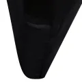 Housses élastiques de chaise Noir 24 pcs
