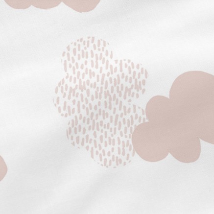 Kissen HappyFriday Basic Rosa Wolken 60 x 40 cm 2