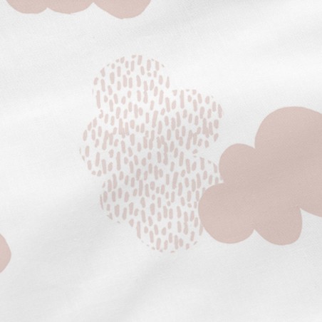 Cushion HappyFriday Basic Pink Clouds 60 x 40 cm