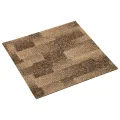 Carreaux de tapis de sol 20 pcs 5 m² Marron