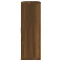 Étagère murale 8 compartiments Chêne marron