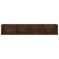 Étagère murale à CD Chêne marron 100x18x18 cm Bois d'ingénierie