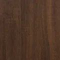 Étagère murale à CD Chêne marron 100x18x18 cm Bois d'ingénierie