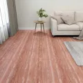 Dalles de plancher autoadhésives 55 pcs PVC 5,11 m² rouge