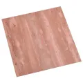 Dalles de plancher autoadhésives 55 pcs PVC 5,11 m² rouge