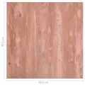 Dalles de plancher autoadhésives 55 pcs PVC 5,11 m² rouge