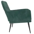 Fauteuil Vert foncé 62x79x79 cm Velours