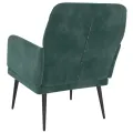 Fauteuil Vert foncé 62x79x79 cm Velours