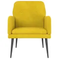 Fauteuil Jaune 62x79x79 cm Velours