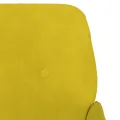 Fauteuil Jaune 62x79x79 cm Velours