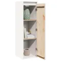 Armoires murales 2 pcs Blanc 30x30x100 cm Bois de pin massif