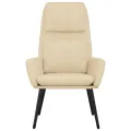 Chaise de relaxation Crème Tissu