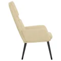 Chaise de relaxation Crème Tissu