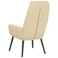 Chaise de relaxation Crème Tissu