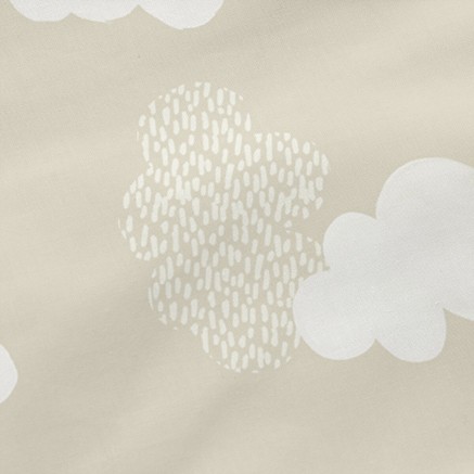 Kussensloop HappyFriday Basic Kids Clouds 2