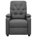 Fauteuil de massage Gris clair Tissu