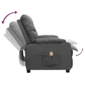 Fauteuil de massage Gris clair Tissu