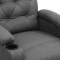 Fauteuil de massage Gris clair Tissu