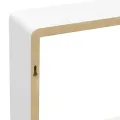 Étagères murales sous forme de cube 3 pcs Blanc MDF