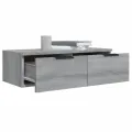 Armoires murales 2 pcs Sonoma gris 68x30x20cm Bois d'ingénierie