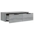 Armoires murales 2 pcs Sonoma gris 68x30x20cm Bois d'ingénierie