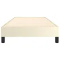 Cadre de lit sans matelas crème 80x200 cm similicuir