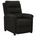 Fauteuil inclinable Noir Tissu