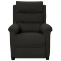 Fauteuil inclinable Noir Tissu