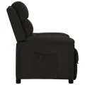 Fauteuil inclinable Noir Tissu
