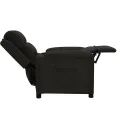 Fauteuil inclinable Noir Tissu