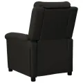 Fauteuil inclinable Noir Tissu