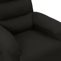 Fauteuil inclinable Noir Tissu