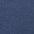 Chaise de relaxation avec repose-pied Bleu Similicuir et tissu