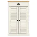 Armoire à chaussures VIGO blanc 60x35x96 cm bois massif de pin