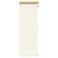 Armoire à chaussures VIGO blanc 60x35x96 cm bois massif de pin