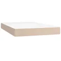 cadre de lit avec matelas LED Cappuccino 120x200 cm