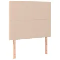 cadre de lit avec matelas LED Cappuccino 120x200 cm