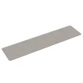 Tapis de couloir aspect sisal taupe 50x200 cm