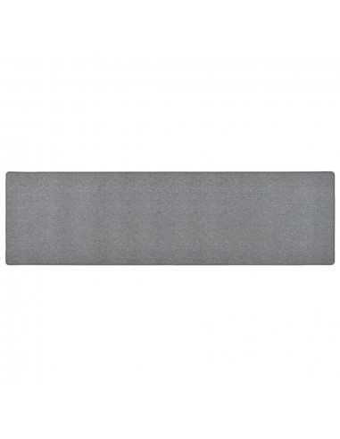 Tapis de couloir Gris foncé 50x200 cm