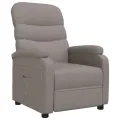 Fauteuil inclinable Taupe Tissu