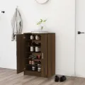 Meuble à chaussures Chêne marron 60x35x92 cm Bois d'ingénierie